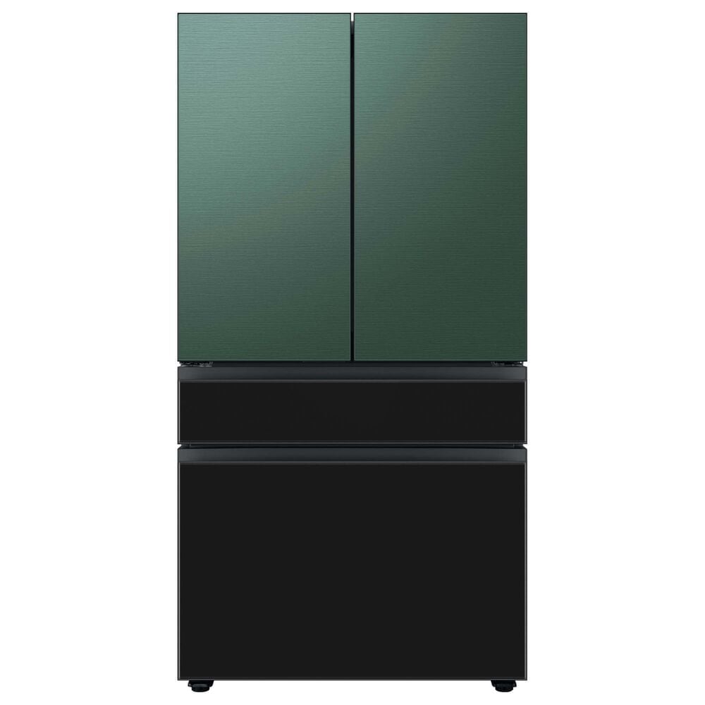 Samsung Bespoke Bespoke 4-Door French Door Refrigerator Middle Panel in Charcoal Glass, , large