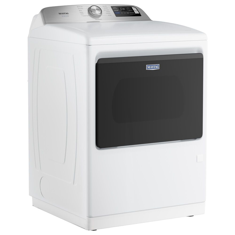 Maytag 7.4 Cu Ft. Smart Front Load Electric Dryer with Pet Pro Option in White, , large