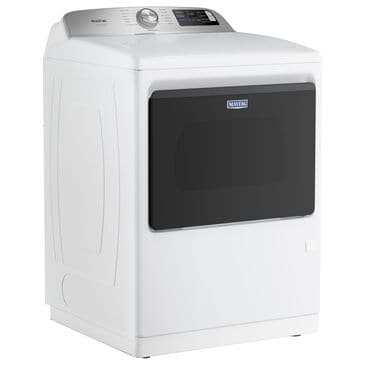 Maytag 7.4 Cu Ft. Smart Front Load Electric Dryer with Pet Pro Option in White, , large