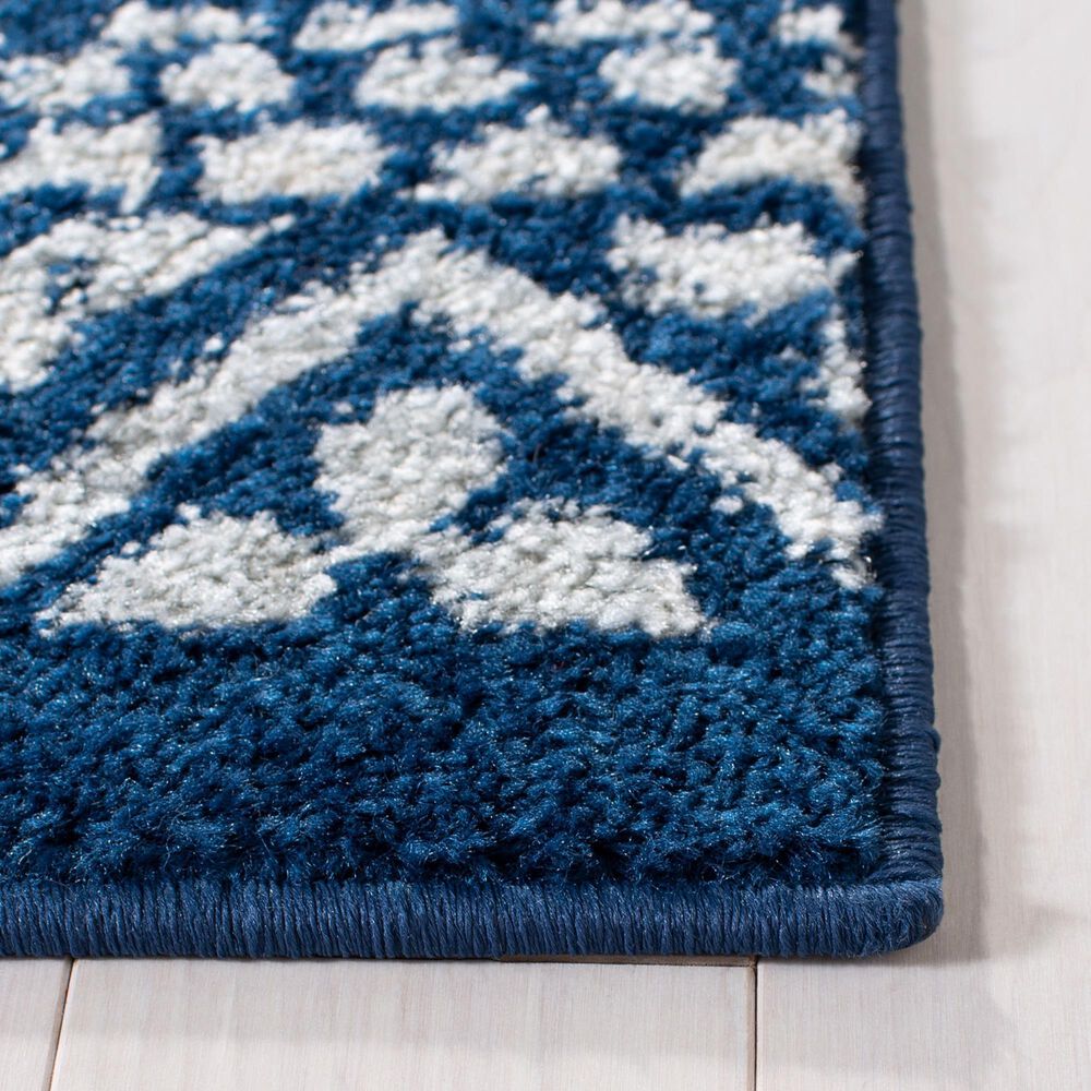 Safavieh Tulum  3&#39; Square Dark Blue Area Rug, , large
