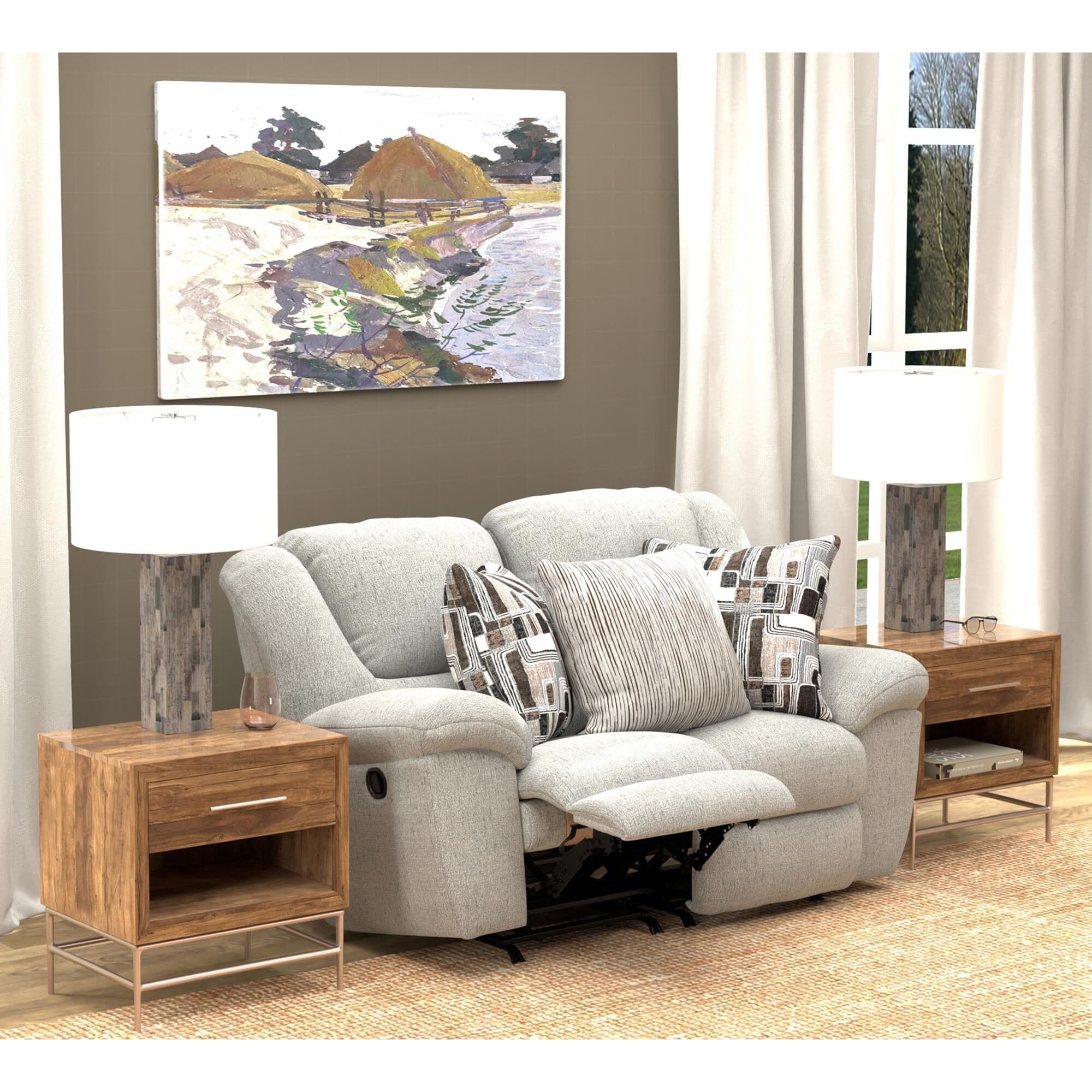 アウトドア寝具 love Catnapper Trifecta Manual Reclining Rocking Loveseat in Nature