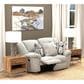 Catnapper Trifecta Manual Reclining Rocking Loveseat in Nature, , large