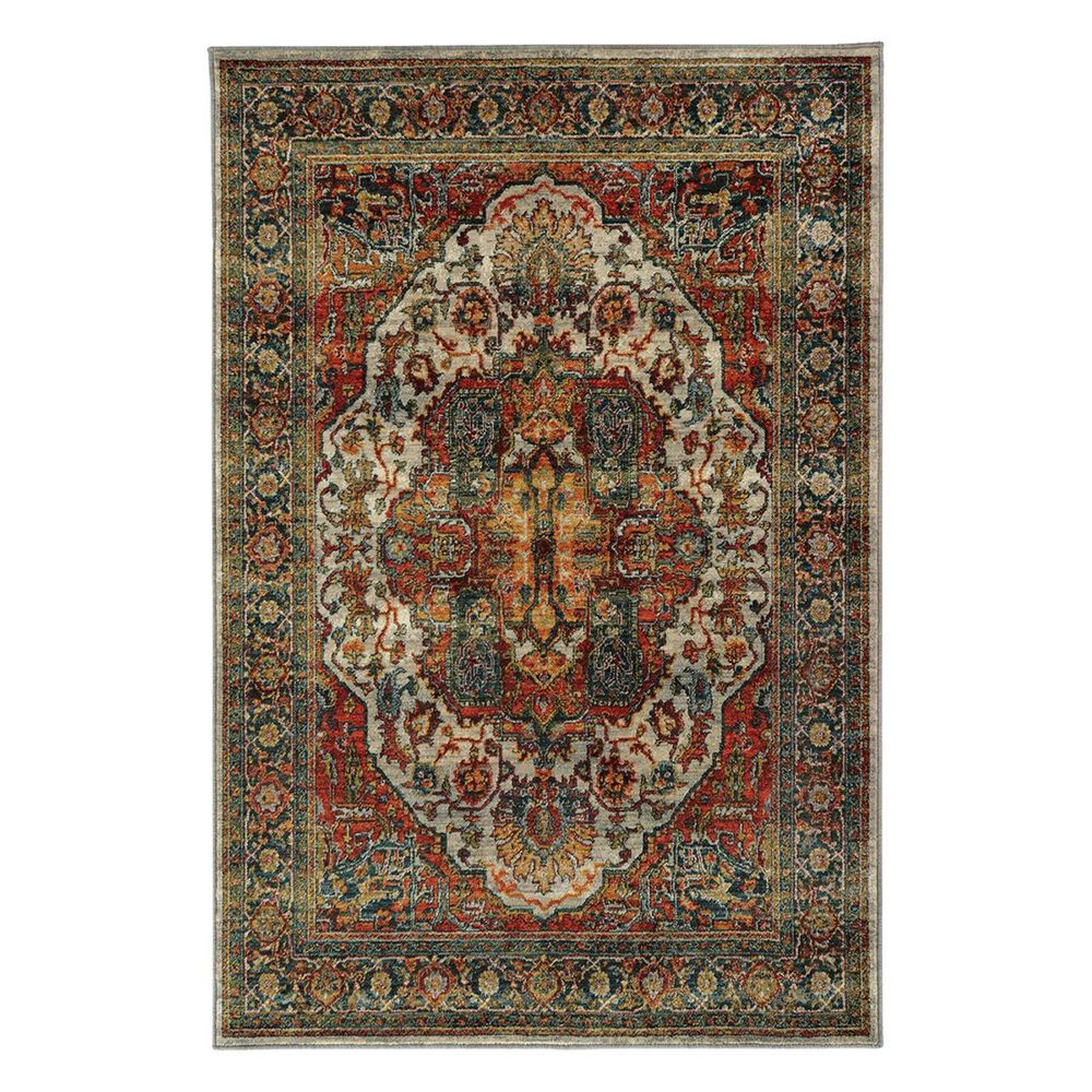 Oriental Weavers Sedona 6382B 6"7" x 9"1" Brown Area Rug, , large
