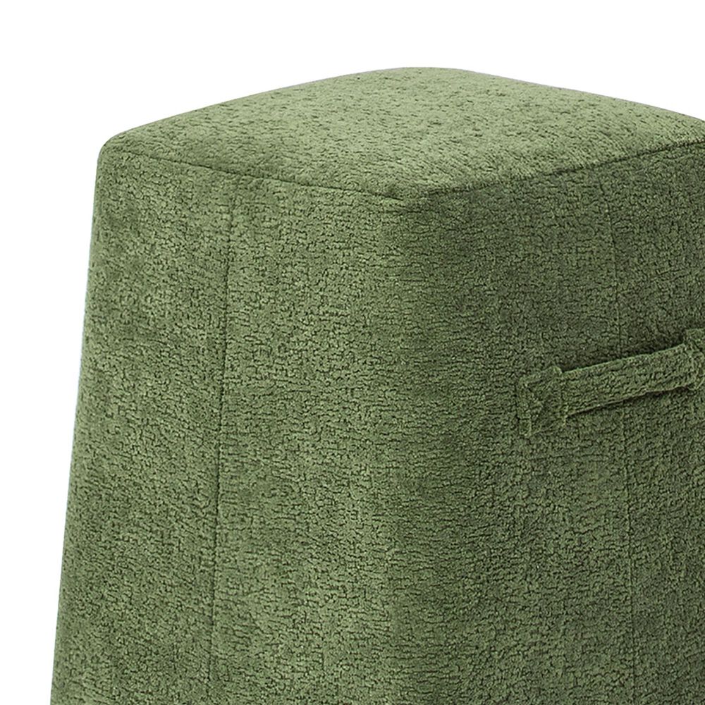 Jennifer Taylor Home Clyde Pouf in Moss Green, , large