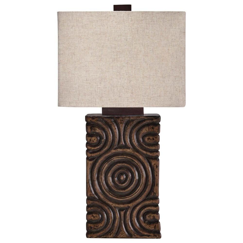Ashley Heathbury Table Lamp in Antiqued Brown, , large