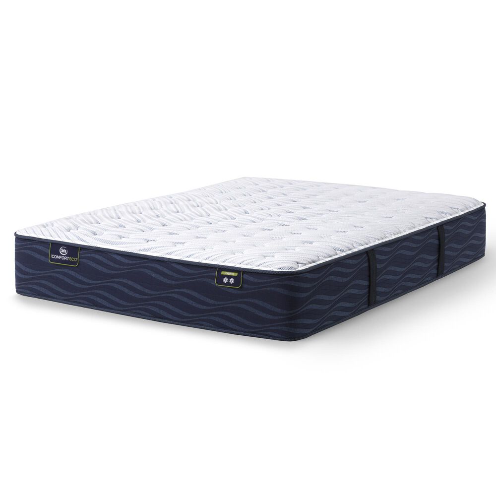Serta iComfortEco Quilted Hybrid Medium Queen Mattress with High Profile Box Spring, , large