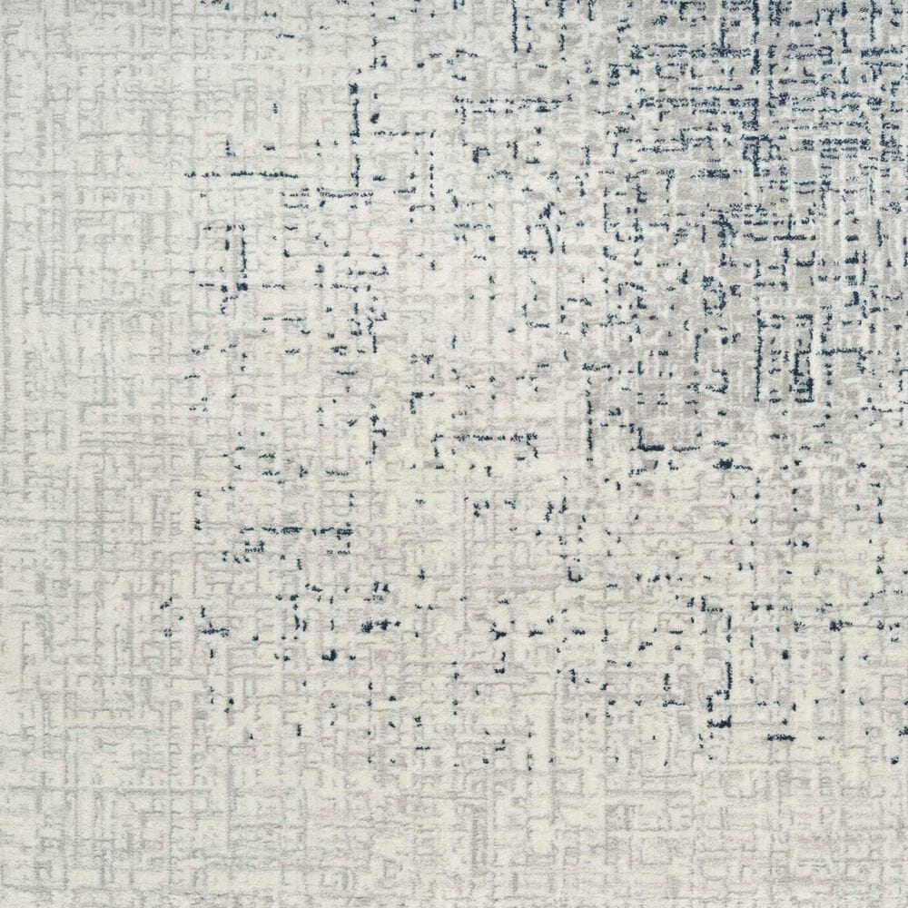 Nourison Grand Street Ivory and Blue 3&#39;11&quot; x 5&#39;11&quot; Area Rug, , large