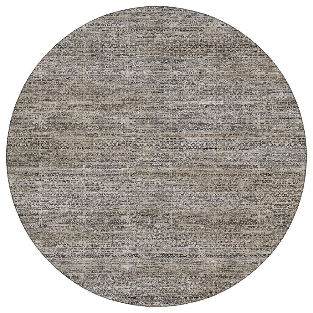 Dalyn Rug Company Vico Silver 8" Round Area Rug, , large