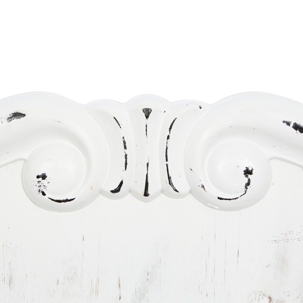 Maple and Jade Farmhouse Wall Clock in Whitewashed, , large