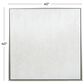 CosmoLiving by Cosmopolitan 39" Square Contemporary Abstract Framed Wall Art in White, , large