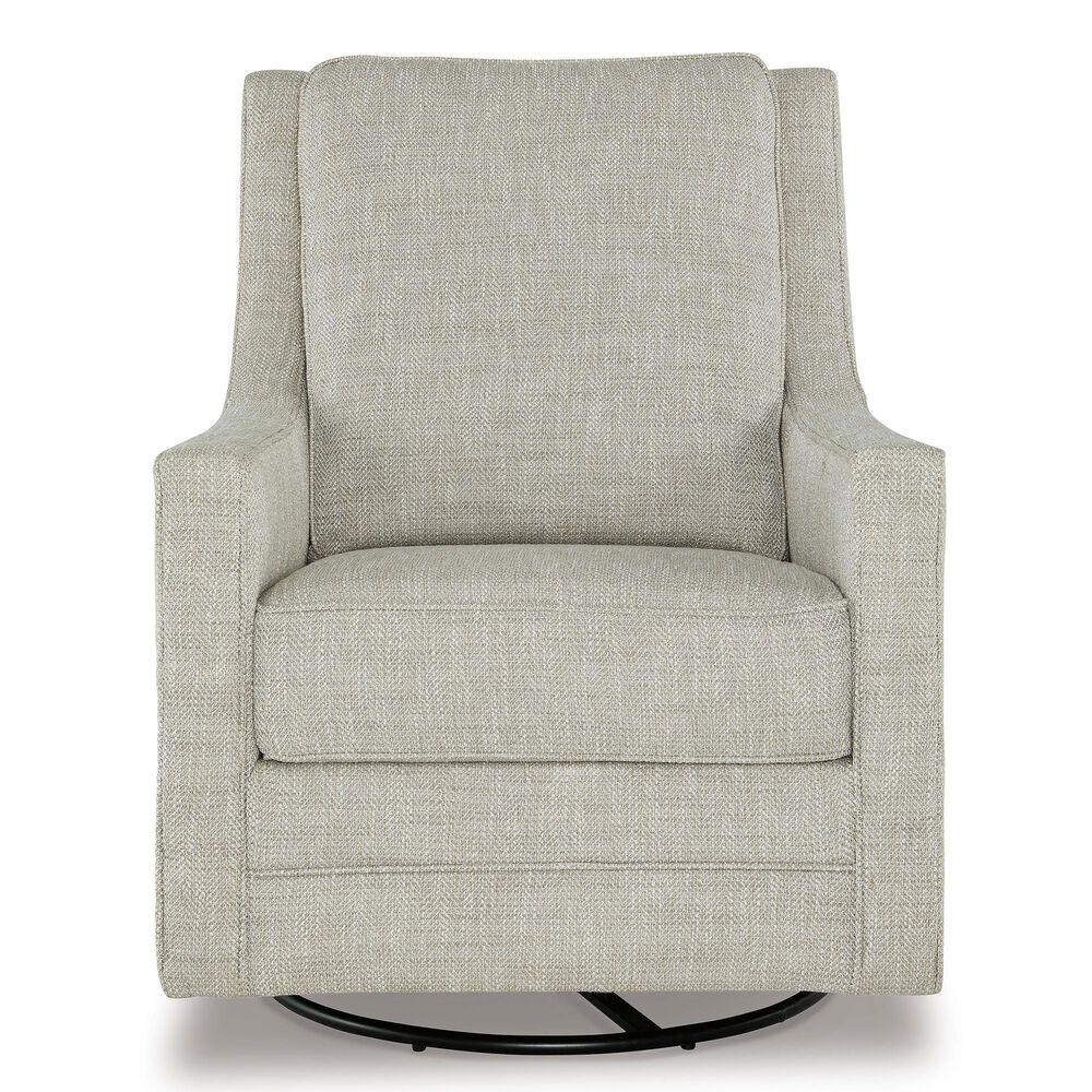Ashley Kambria Swivel Glider Accent Chair in Fog, , large