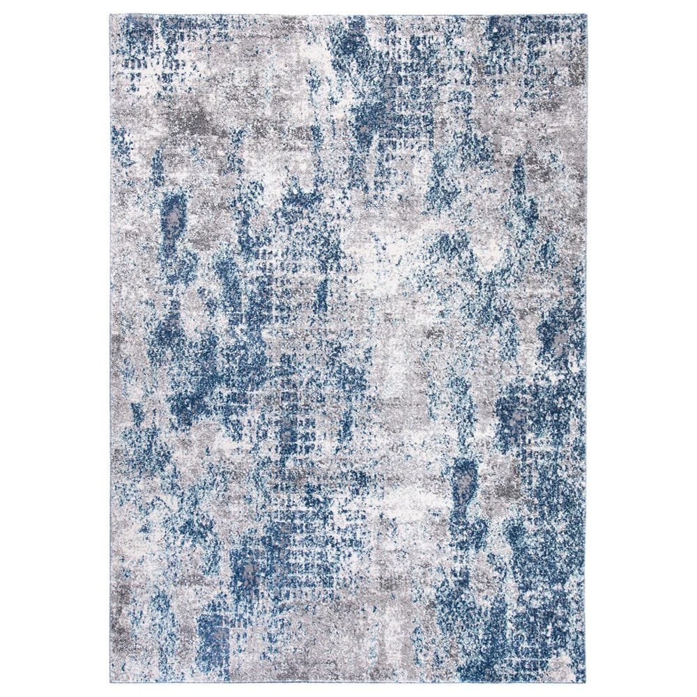 Safavieh Aston 3" x 5" Navy and Gray Area Rug, , large