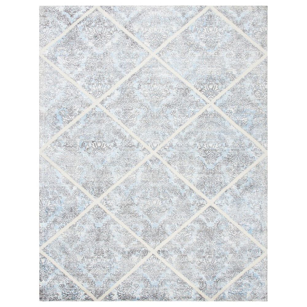Safavieh Artistry ARR667M 8" x 10" Ivory and Blue Area Rug, , large