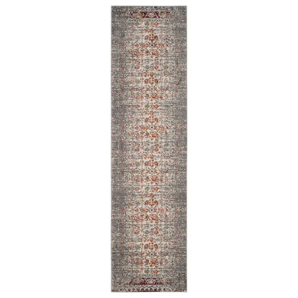 Safavieh Monaco MNC208T 2"2" x 8" Grey and Ivory Runner, , large