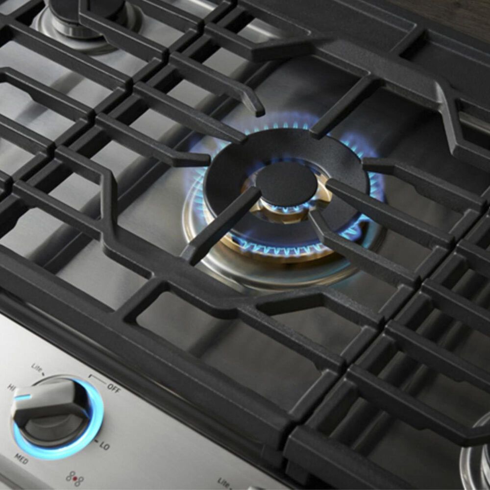 Samsung 30" Gas Cooktop in Black Stainless Steel NFM