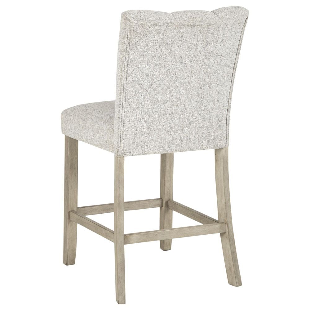 Ashley Larawyn Upholstered Barstool in Bisque, , large