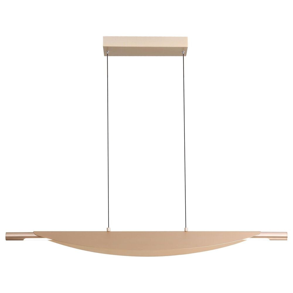 Golden Lighting Luma 42" 1-Light LED Linear Pendant in French Gold, , large