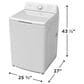 Frigidaire 4.1 Cu. Ft. Top Load Washer and 7 Cu. Ft. Electric Dryer Laundry Pair in White, , large