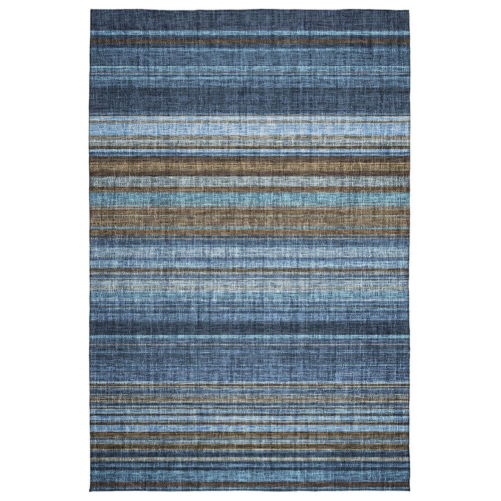 Dalyn Rug Company Portico PO2 Navy 10" x 14" Area Rug, , large