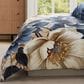 Bebejan English Manor 5-Piece Queen Reversible Comforter Set in Steel Blue, Soft Beige and Creamy Ivory, , large