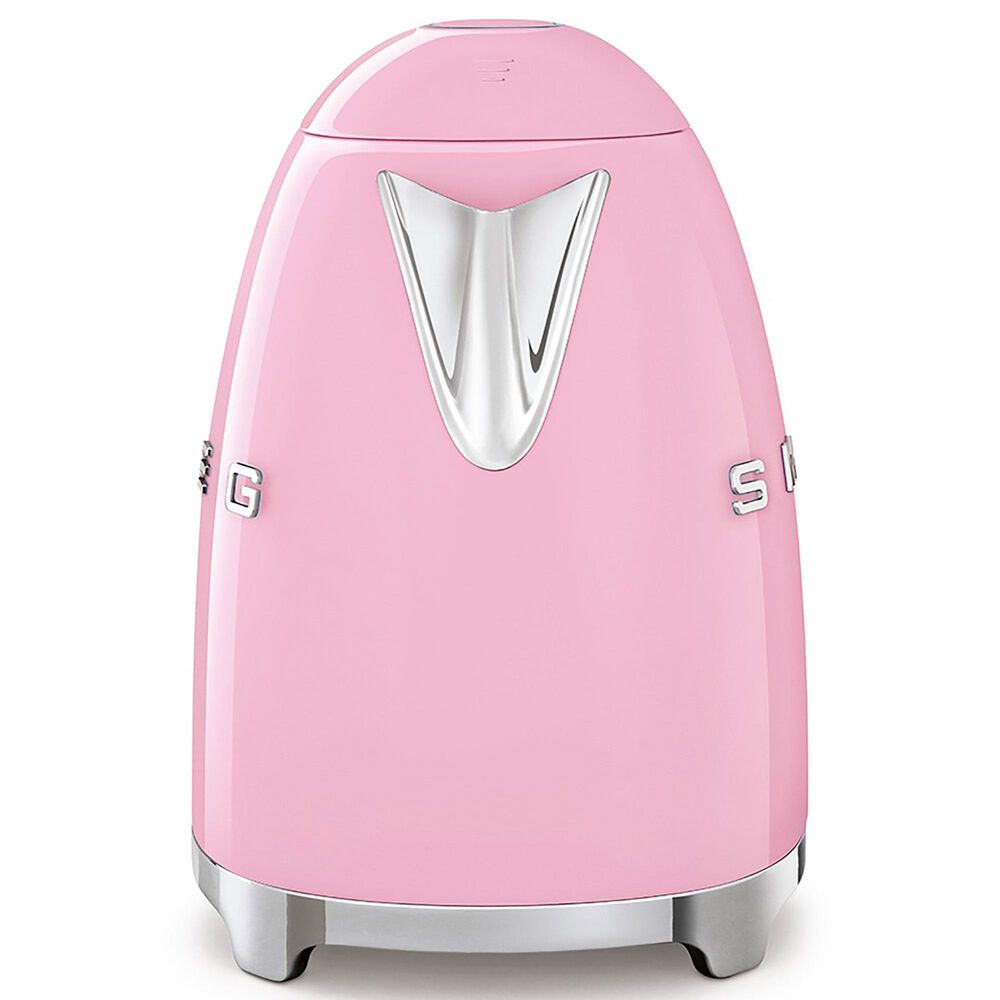 Smeg 7-Cup Stainless Steel Retro Style Electric Kettle in Pink, , large
