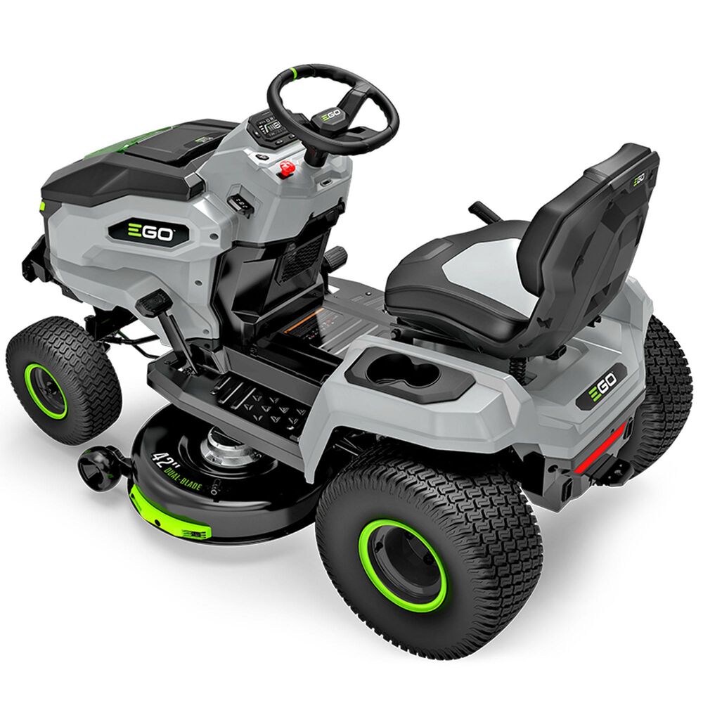 EGO 42&quot; T6 POWER+ Lawn Tractor with 6 x 6.0Ah Batteries, 700W Turbo Charger, and Charging Adapter, , large