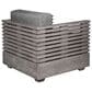 Armen Living Vivid Outdoor Patio Arm Chair in Light Gray, , large