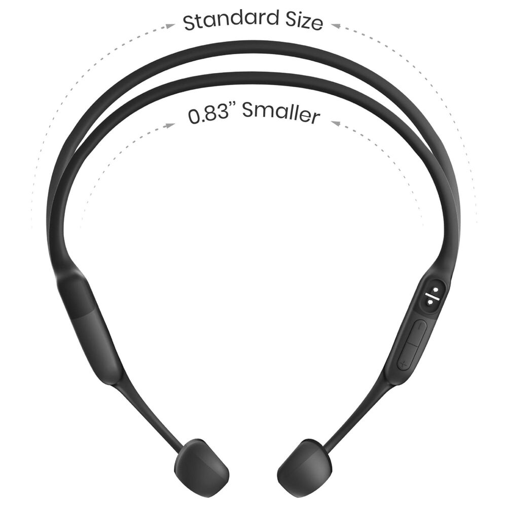 Shokz OpenRun Mini Bone Conduction Open-Ear Headphones in Black, , large