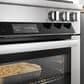 Miele 36" Freestanding Natural Gas Dual Fuel Range with Broil-Griddle Cover in Stainless Steel and Black, , large