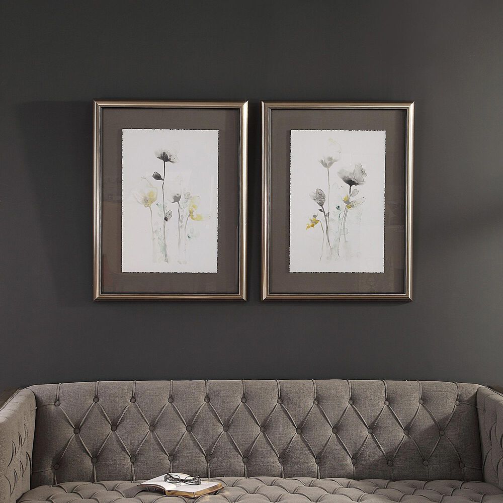 Uttermost Stem Illiusion Floral Art (Set of 2), , large