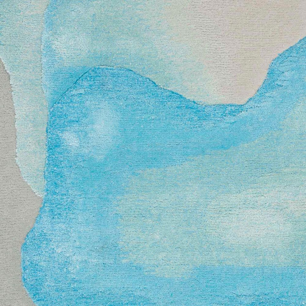 Nourison Prismatic 5&#39;6&quot; x 7&#39;5&quot; Sea Mist Blue Area Rug, , large