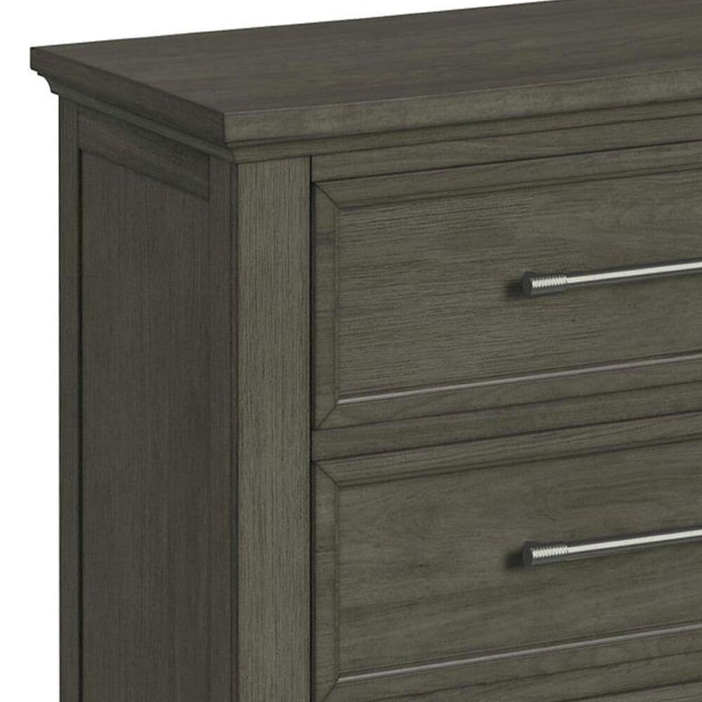 Mayberry Hill Canterbury 4-Piece King Storage Bedroom Set in Grey, , large