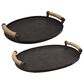 Uttermost Viggo Tray in Bronze and Natural (Set of 2), , large