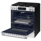 Samsung Bespoke 6.0 Cu. Ft. Smart Slide-In Gas Range with True Convection in White Glass, , large
