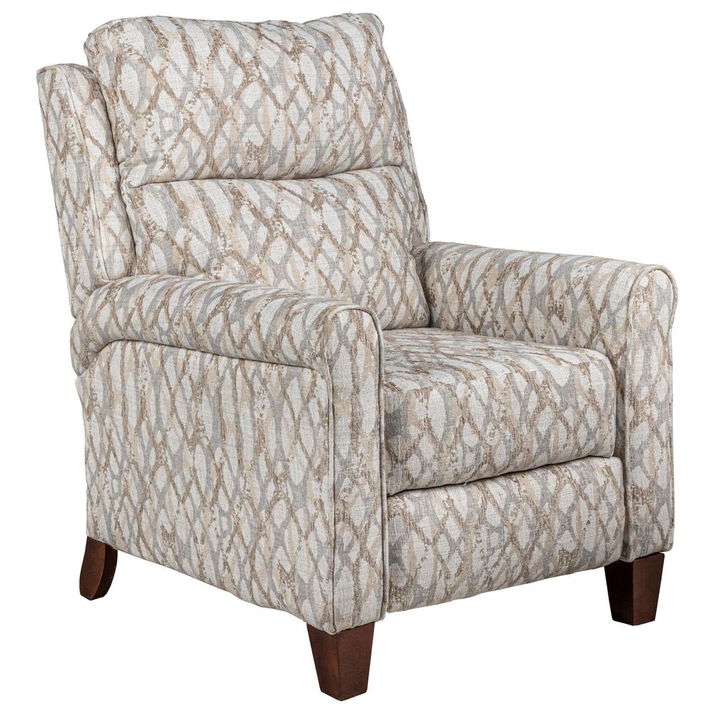 Southern Motion Pep Talk Push Back Recliner in Johana Platinum, , large
