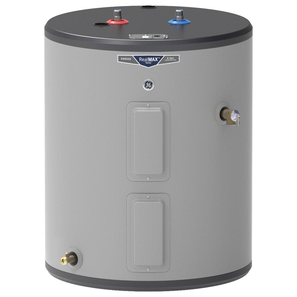 GE Appliances 36-Gallon Top Port Lowboy 4500W Electric Water Heater in Gray, , large