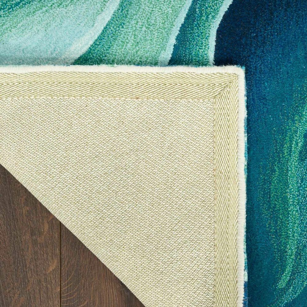 Nourison Prismatic Silver and Green 9&#39;9&quot; x 13&#39;9&quot; Area Rug, , large