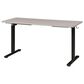 OSP Home Primo 60" Electric Sit Stand Desk in Black and Light Gray, , large