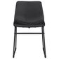 Ashley Centiar Dining Side Chair in Black Faux Leather, , large