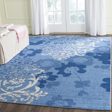 Safavieh Adirondack ADR114F-10 10" x 14" Light Blue/Dark Blue Area Rug, , large