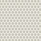 Emser Savvy Oat 1" x 1" Round on 11" x 12" Glazed Porcelain Mosaic Sheet, , large