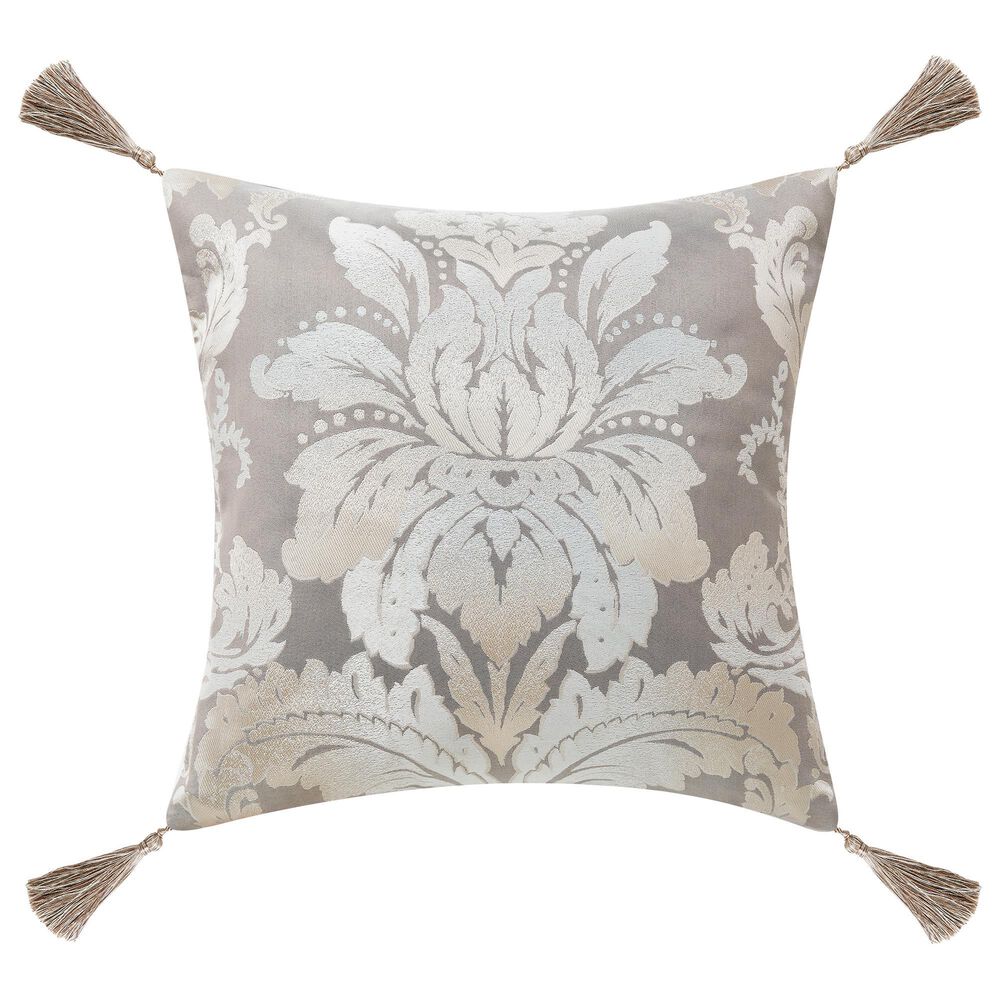 BCP Home Waterford Fairlane 18" x 18" Decorative Pillow in Mocha and Ivory, , large