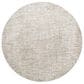 Surya Masterpiece Light Gray, Medium Gray and Cream 7"10" Round Area Rug, , large