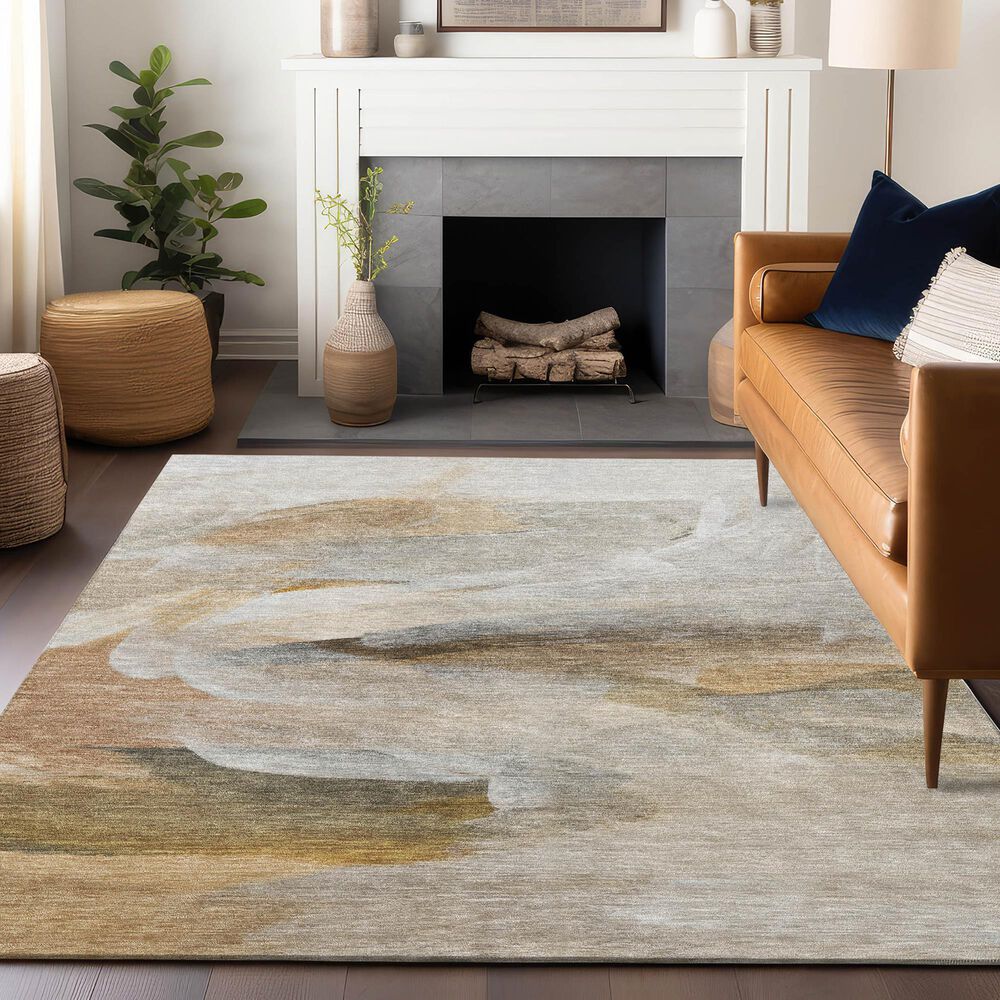 Dalyn Rug Company Ravenna RN11 5&#39; x 7&#39;6&quot; Taupe Area Rug, , large