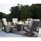 Alfresco 5-Piece Firepit and Chairs in Alpaca and Dove, , large