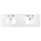 James Martin Vanities Myrrin 72" Double Vanity in Carbon Oak with 3 cm Arctic Fall Solid Surface Top, , large