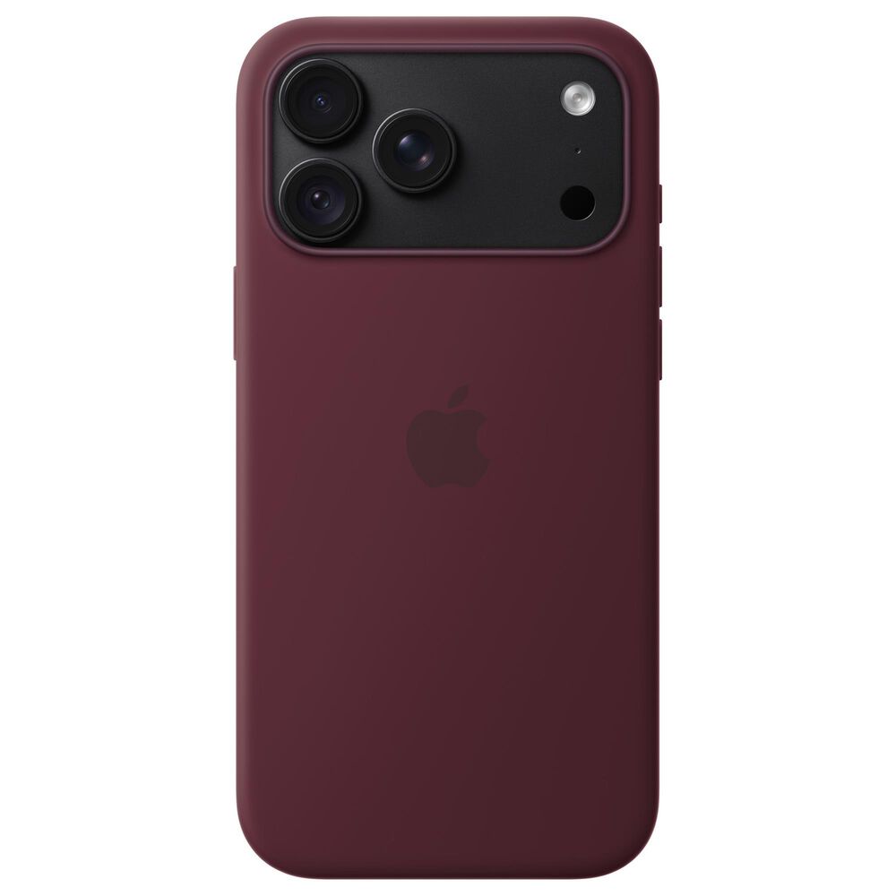 Apple Silicone Case with MagSafe for Apple iPhone18 ProMax in Burgundy, , large