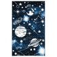 Safavieh Carousel 3"3" x 5"3" Dark Blue and Light Blue Kids Rug, , large
