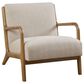 Hearth and Haven Novak Lounge Chair in Cream, , large