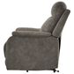 Ashley Crestmeade Power Lift Recliner in Fossil, , large